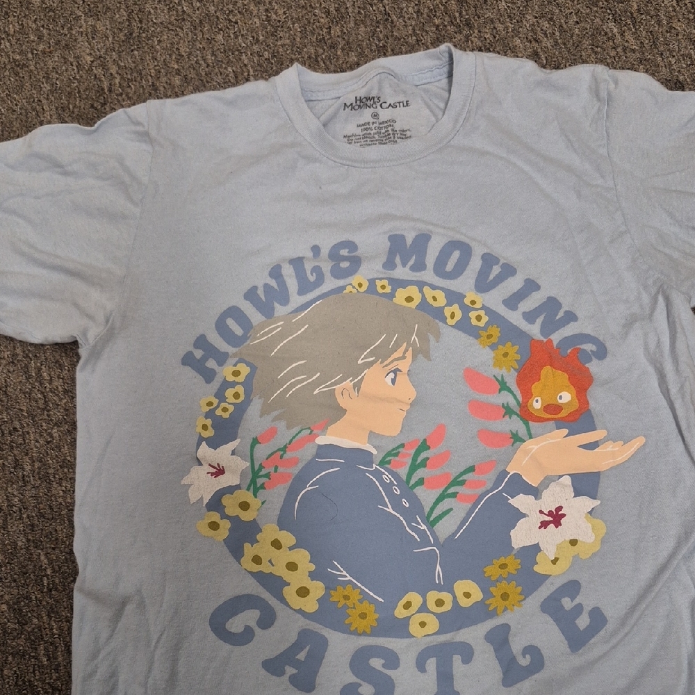 Box Lunch Her Universe Light Blue Howl's Moving Castle Tee